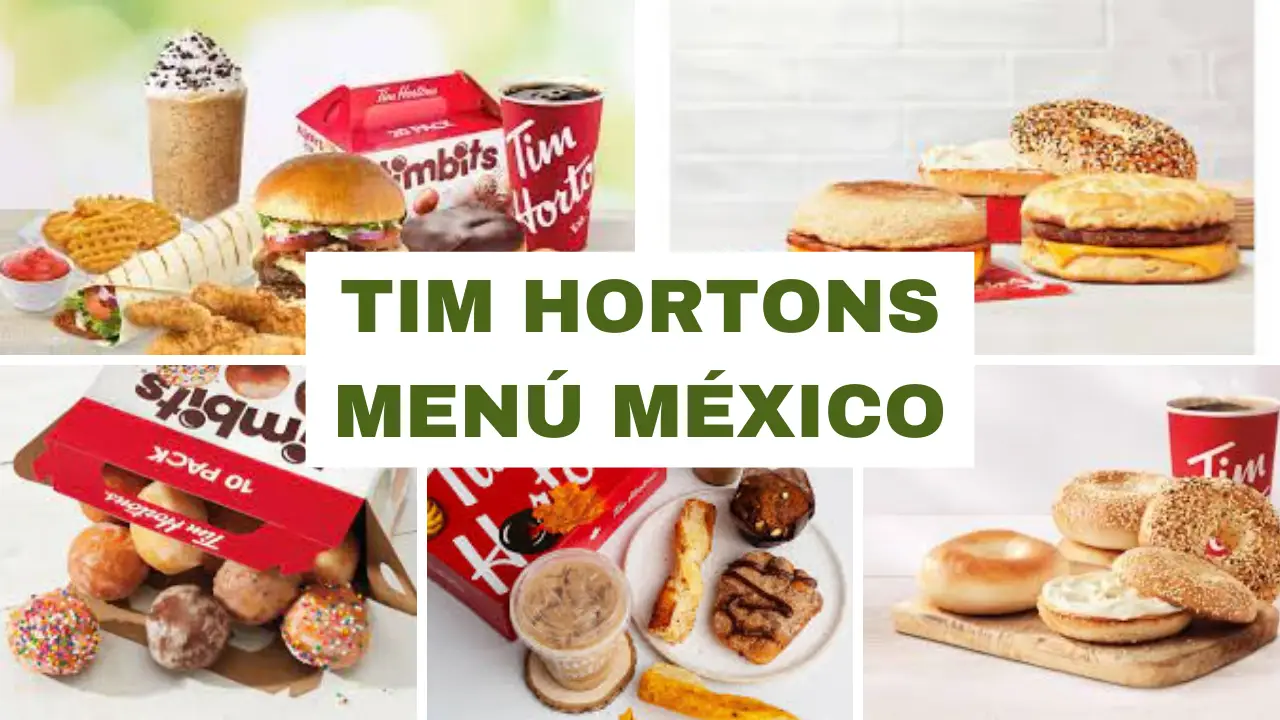 Tim Hortons Menú Precios México Actualizado 2024